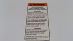 Can-Am Multilingual Label, OEM Part # S87507RCA000