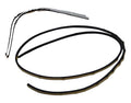 Honda New 2001-2005 Fits Honda Civic Rubber Set, FR. Windshield Dam, Part # 04731-S5A-J00