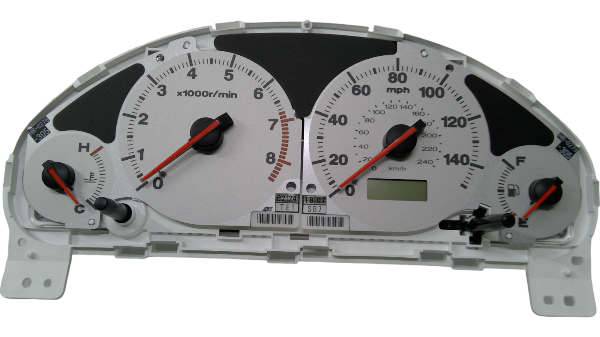 Honda New 2002 Fits Honda Civic Meter Assembly, Part # 04784-S5A-A21