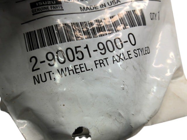 Honda New 1994-1999 Fits Honda Passport Nut Wheel Front Axle S, Part # 29005-19000