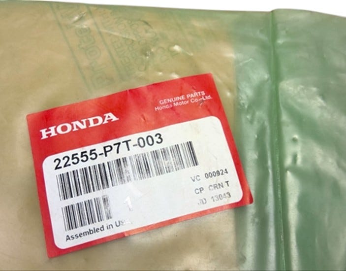 Honda New 1999-2004 Fits Honda Odyssey Plate, Clutch End (0) (3.0MM), Part # 22555-P7T-003