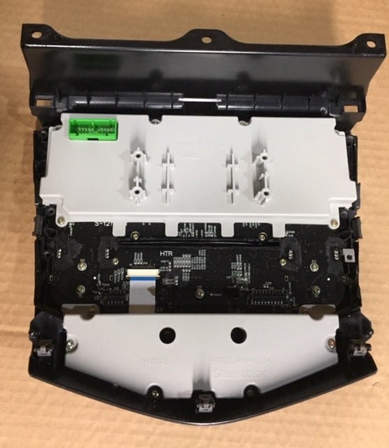 Honda New 2003-2005 Fits Honda Accord Control Assy., Center Panel *NH482L* (UA BLACK METALLIC), Part # 39183-SDN-A11ZA