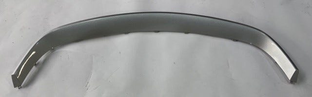 Honda New 2004-2005 Fits Honda Civic Molding, FR. Grille *NH623M* (SATIN SILVER METALLIC), Part # 71122-S5P-A02ZF