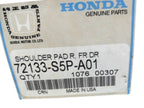 Honda New 2001-2005 Fits Honda Civic Pad Assy., R. FR. Door Skin, Part # 72133-S5P-A01