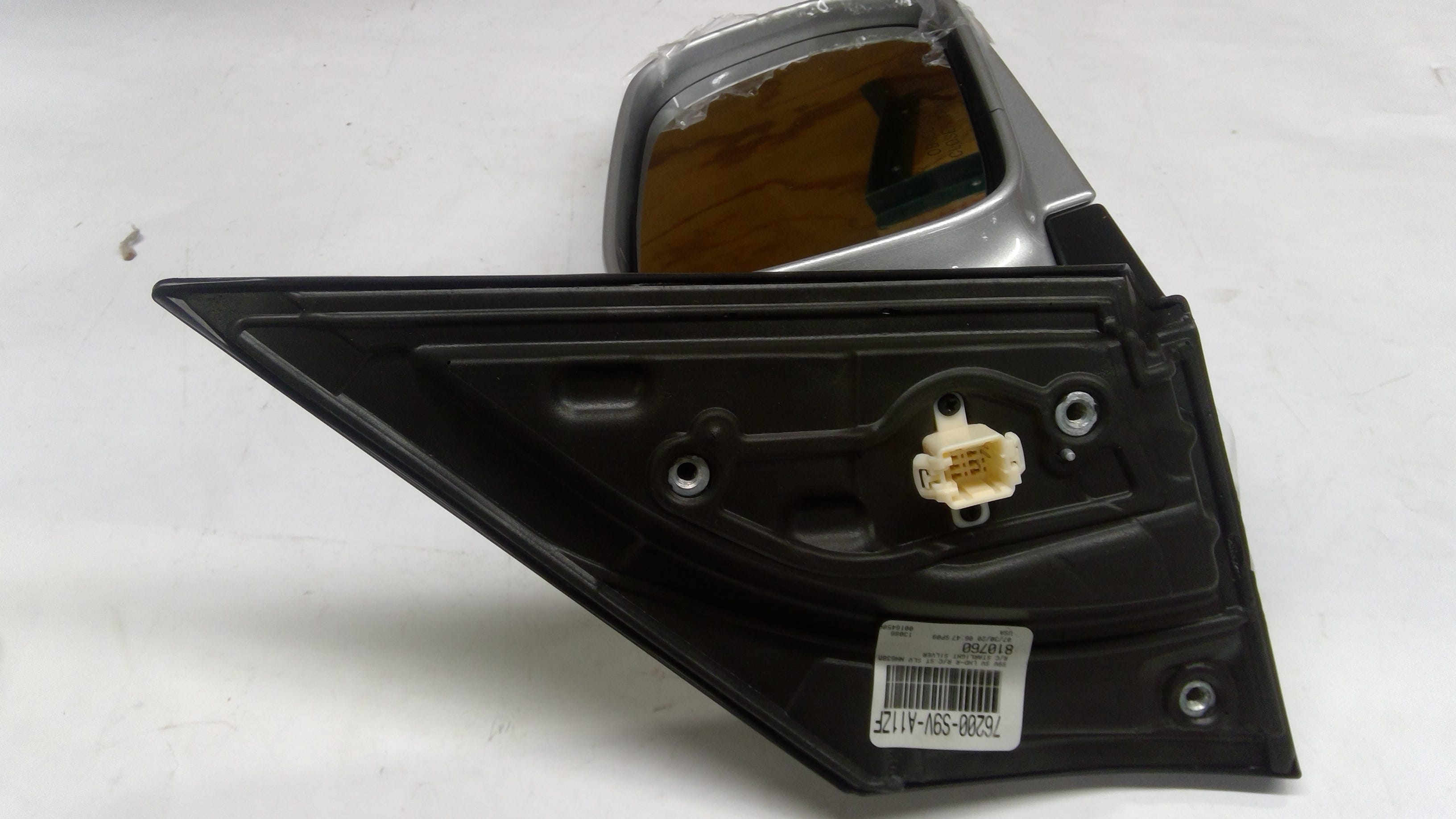 Honda New 2003-2004 Fits Honda Pilot Mirror Assembly, Passenger Side Door (Starlight Silver Metallic) (R.C.), Part # 76200-S9V-A11ZF