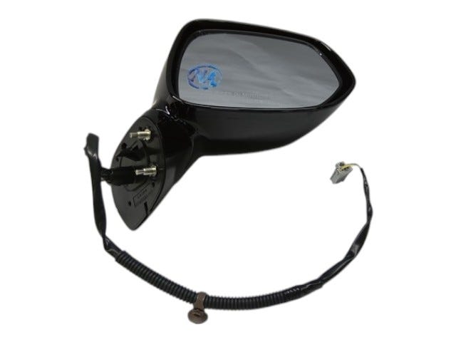 Honda New 2007-2008 Fits Honda Fit Mirror Assembly, Passenger Side Door (Nighthawk Black Pearl) (R.C.), Part # 76200-SLN-A01ZC