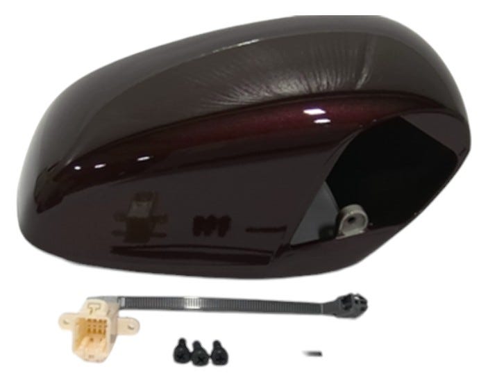 Honda New 2008-2010 Fits Honda Odyssey Housing Set, Passenger Side (Dark Cherry Pearl), Part # 76205-SHJ-X51ZH