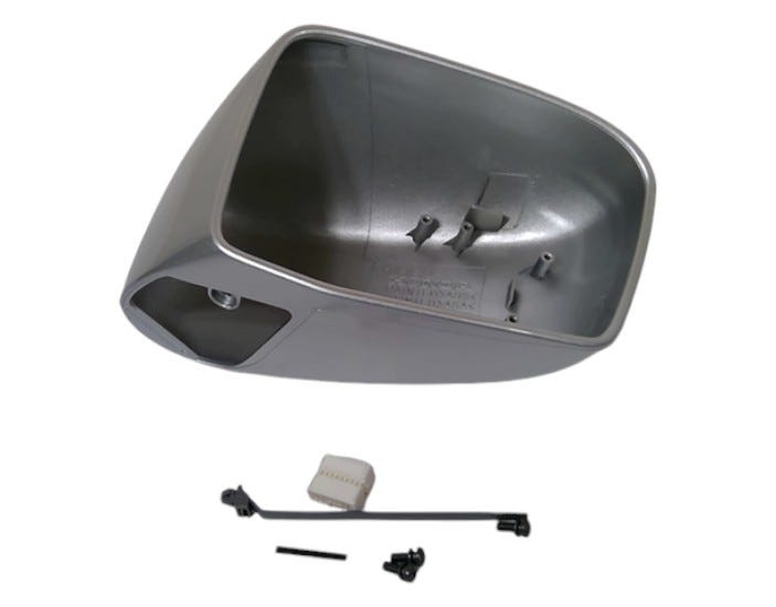 Honda New 2010 Fits Honda Odyssey Housing Set, Passenger Side (Silver Metallic), Part # 76205-SHJ-X51ZN