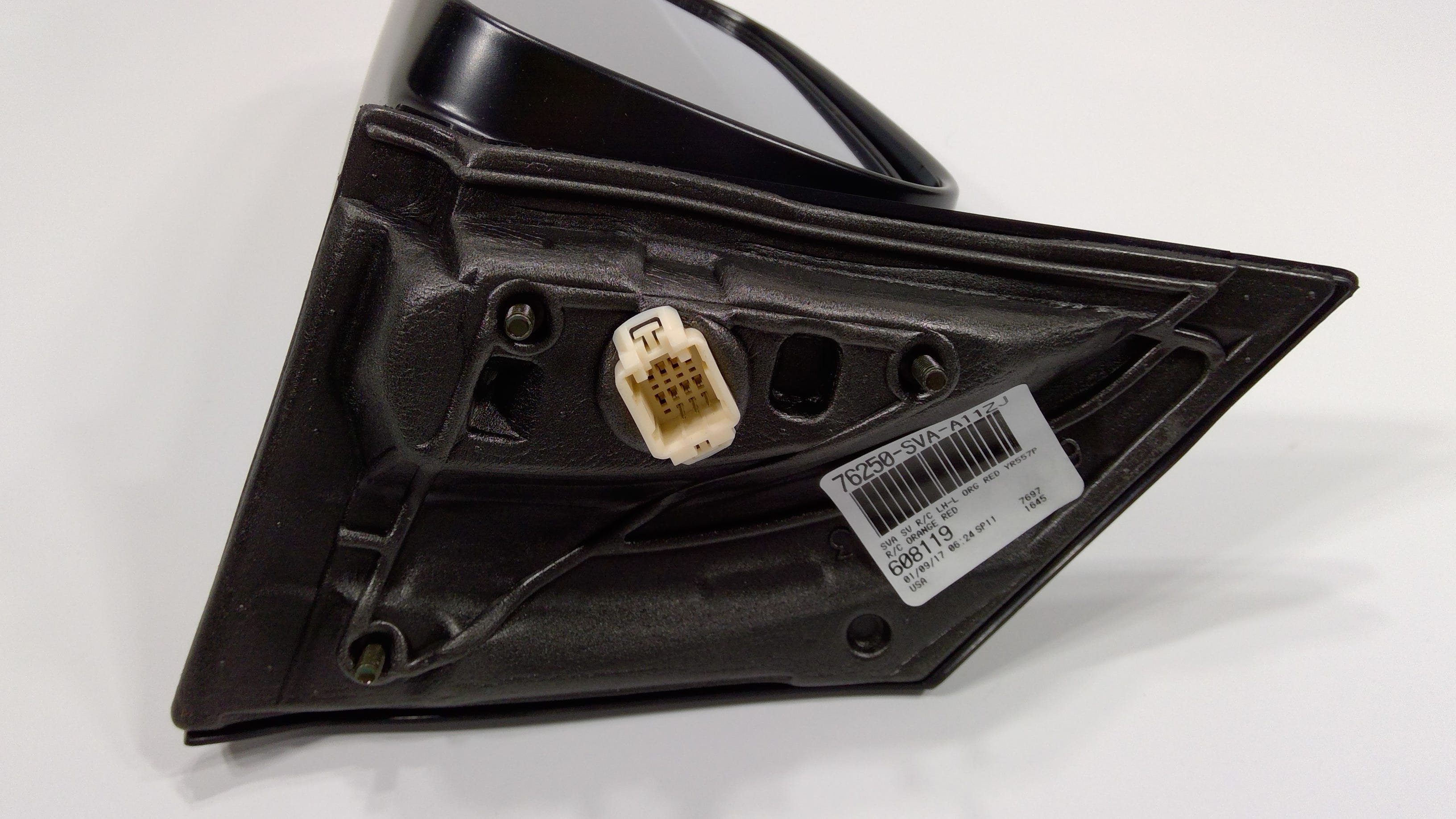 Honda New 2006-2008 Fits Honda Civic Mirror Assembly, Driver Side Door (Habanero Red Pearl) (R.C.), Part # 76250-SVA-A11ZJ