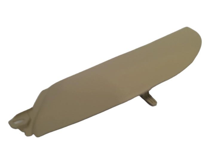 Honda New 2010-2012 Fits Honda Crosstour Cover, Instrument Passenger Center (Lower) *YR412L* (BRIGHT IVORY), Part # 77286-TA0-A01ZD