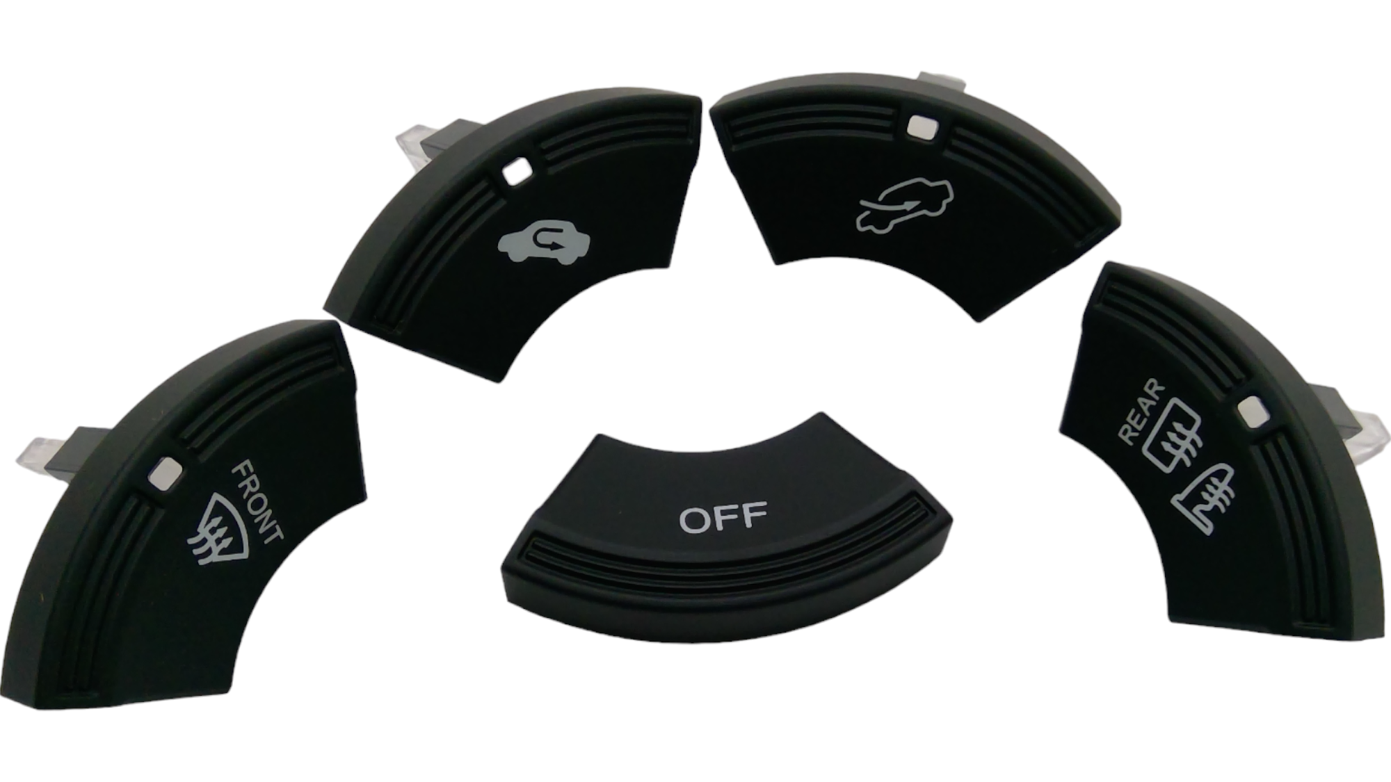 Honda New 2010-2011 Fits Honda Insight Knob Set, Push *NH167L* (GRAPHITE BLACK), Part # 79601-TM8-A51ZA