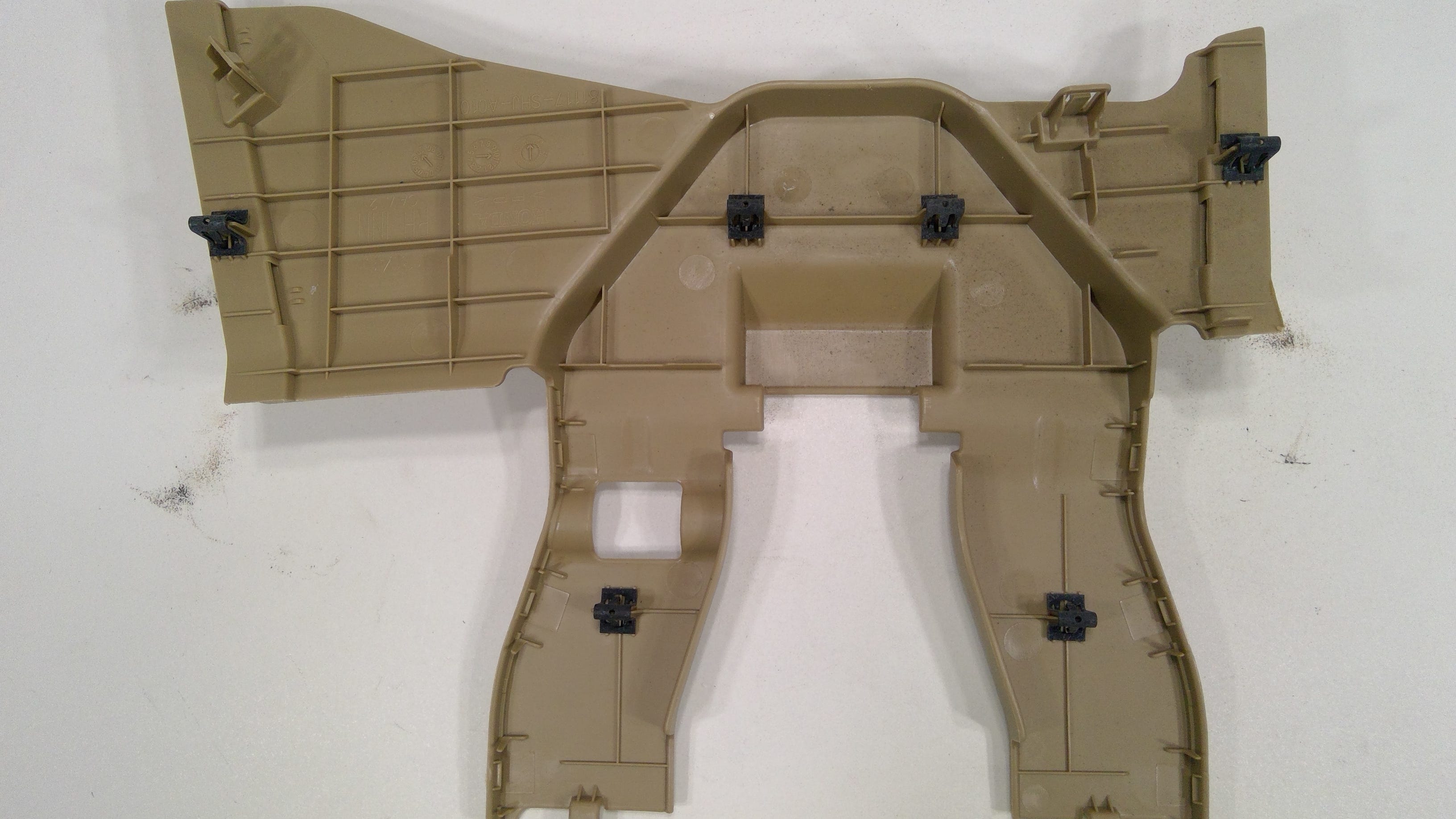 Honda New 2005-2007 Fits Honda Odyssey Cover, R. FR. Seat Riser (Inner) *YR239L* (KI IVORY), Part # 81117-SHJ-A02ZC