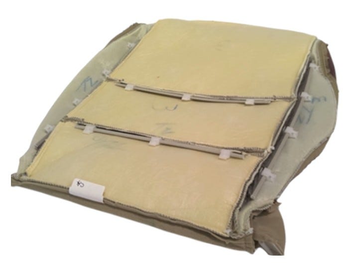 Honda New 2008-2010 Fits Honda Accord Cover, Right Front Seat Cushion Trim (Pearl Ivory) (Leather), Part # 81131-TA6-A71ZC