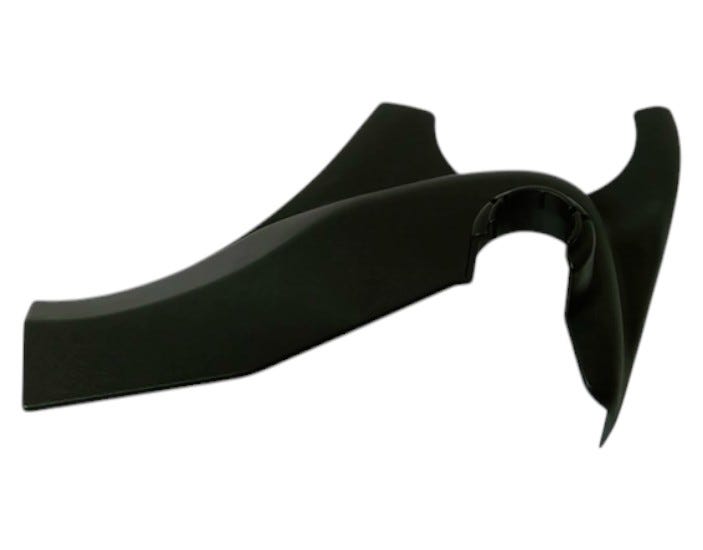 Honda New 2008-2012 Fits Honda Accord Cover, R. Outer-Reclining (Inner) *NH167L* (GRAPHITE BLACK), Part # 81237-TE0-A01ZA