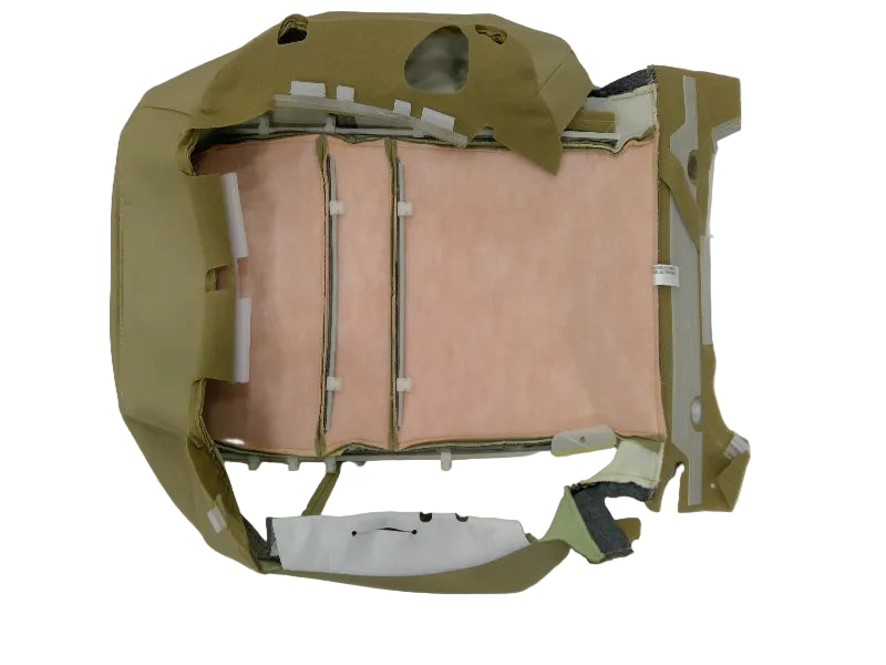 New 2008-2009 Fits Honda CR-V Cover, Left Front Seat-Back Trim YR327L (Pearl Ivory) (Side Airbag) (Leather), Part # 81521-SXS-A51ZC