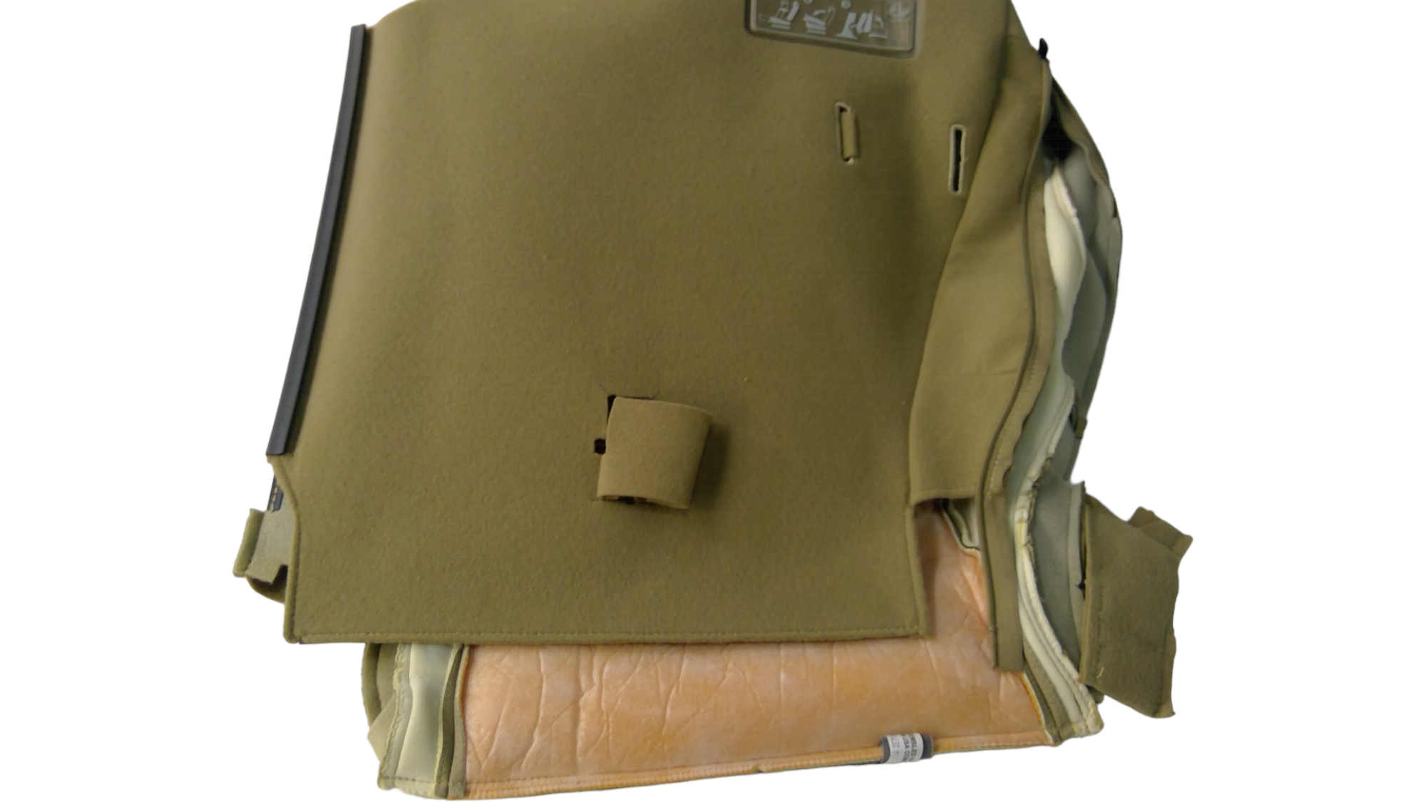 Honda New 2007-2009 Fits Honda CR-V Cover, Right Rear Seat-Back Trim (Pearl Ivory) (Leather), Part # 82121-SXS-A21ZC