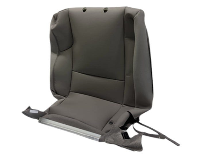 Honda New 2011-2013 Fits Honda Odyssey Cover, Right Rear Seat-Back Trim (Warm Gray) (Leather), Part # 82121-TK8-A41ZA