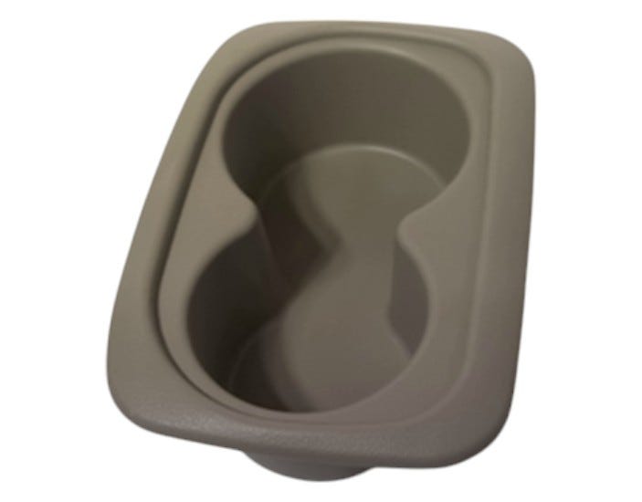 Honda New 2009-2015 Fits Honda Civic Cup Holder, Rear Armrest (Sienna Beige), Part # 82184-SNA-A01ZG