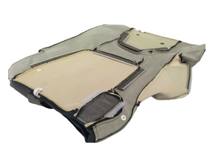 Honda New 2011-2014 Fits Honda Ridgeline Cover, Left Rear Seat-Back Trim (Dark Gray), Part # 82521-SJP-L01ZB