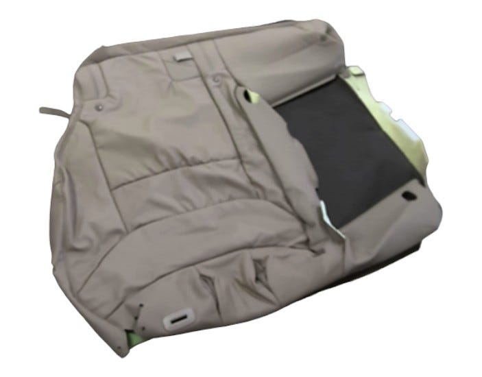 Honda New 2012 Fits Honda CR-V Cover, Left Rear Seat-Back Trim (Sienna Beige) (Leather), Part # 82521-T0A-K41ZA