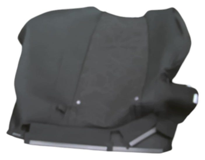 Honda New 2015-2016 Fits Honda Fit Cover, Left Rear Seat-Back Trim (Deep Black), Part # 82521-T5R-A21ZA