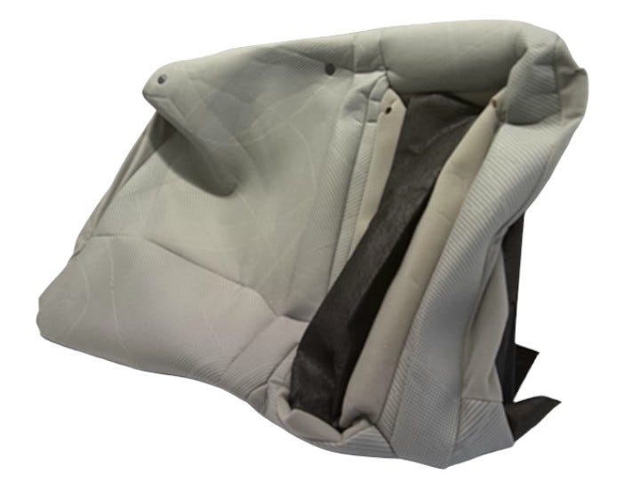 Honda New 2012 Fits Honda Civic Cover, Left Rear Seat-Back Trim (Pale Moss Gray), Part # 82521-TR3-A41ZA