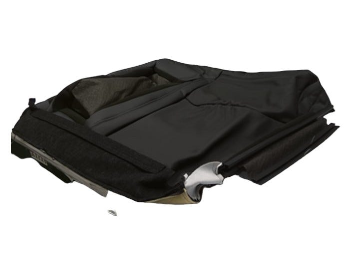 Honda New 2015 Fits Honda Civic Cover, Left Rear Seat-Back Trim (Mono Gray) (Leather), Part # 82521-TR6-L61ZF