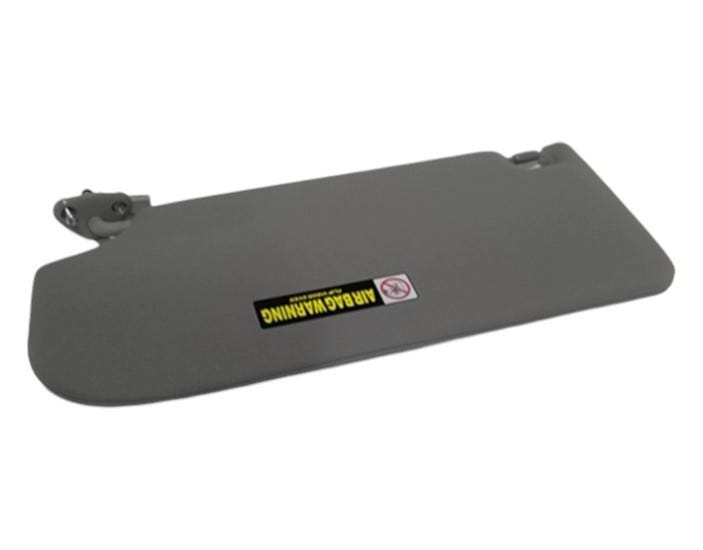 Honda New 2007-2010 Fits Honda Odyssey Passenger Side Sunvisor Assembly (Clear Gray) (Mirror), Part # 83230-SHJ-A12ZB