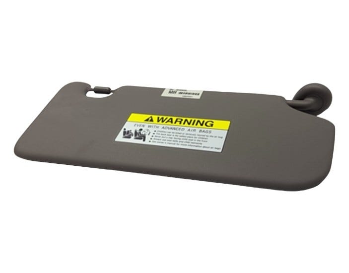 Honda New 2010-2011 Fits Honda Insight Sunvisor Assembly, Passenger Side (Warm Gray), Part # 83230-TM8-A11ZA
