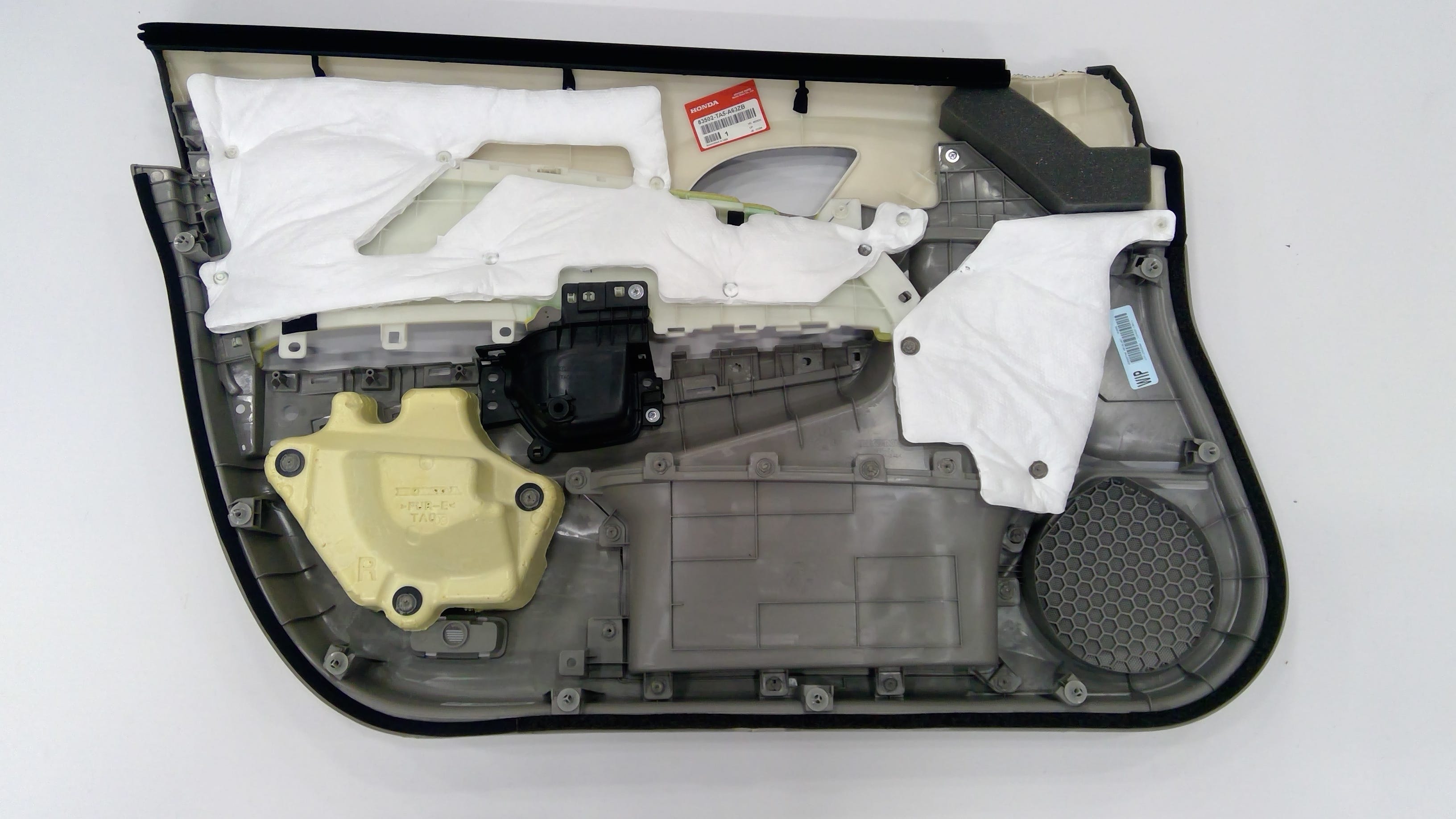 Honda New 2008-2010 Fits Honda Accord Lining, R. FR. Door (Lower) *NH686L* (LEA) (QP LIGHT WARM GRAY), Part # 83502-TA5-A63ZB