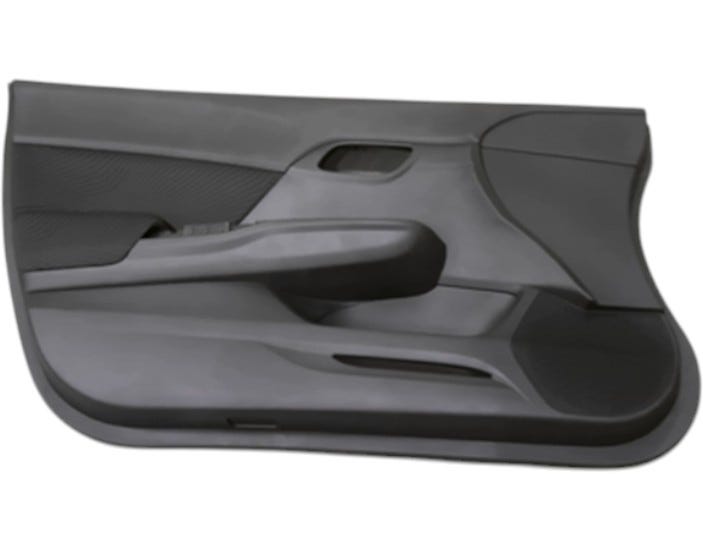 Honda New 2012 Fits Honda Civic Left Front Door Lining Assembly *NH167L* (GRAPHITE BLACK), Part # 83550-TR7-A01ZA