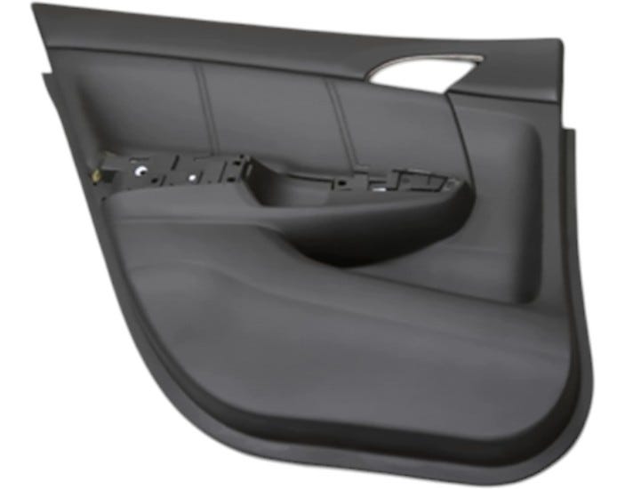 Honda New 2008-2012 Fits Honda Accord Lining, L. RR. Door (Lower) *NH167L* (LEA) (GRAPHITE BLACK), Part # 83752-TA5-A64ZA