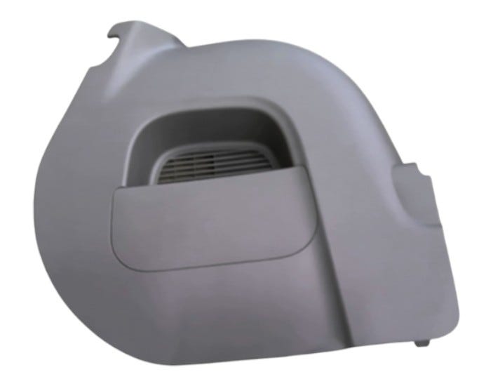 Honda New 2008-2010 Fits Honda Odyssey Cover Assy., Spare Tire *NH598L* (ATLAS GRAY), Part # 84663-SHJ-A01ZE