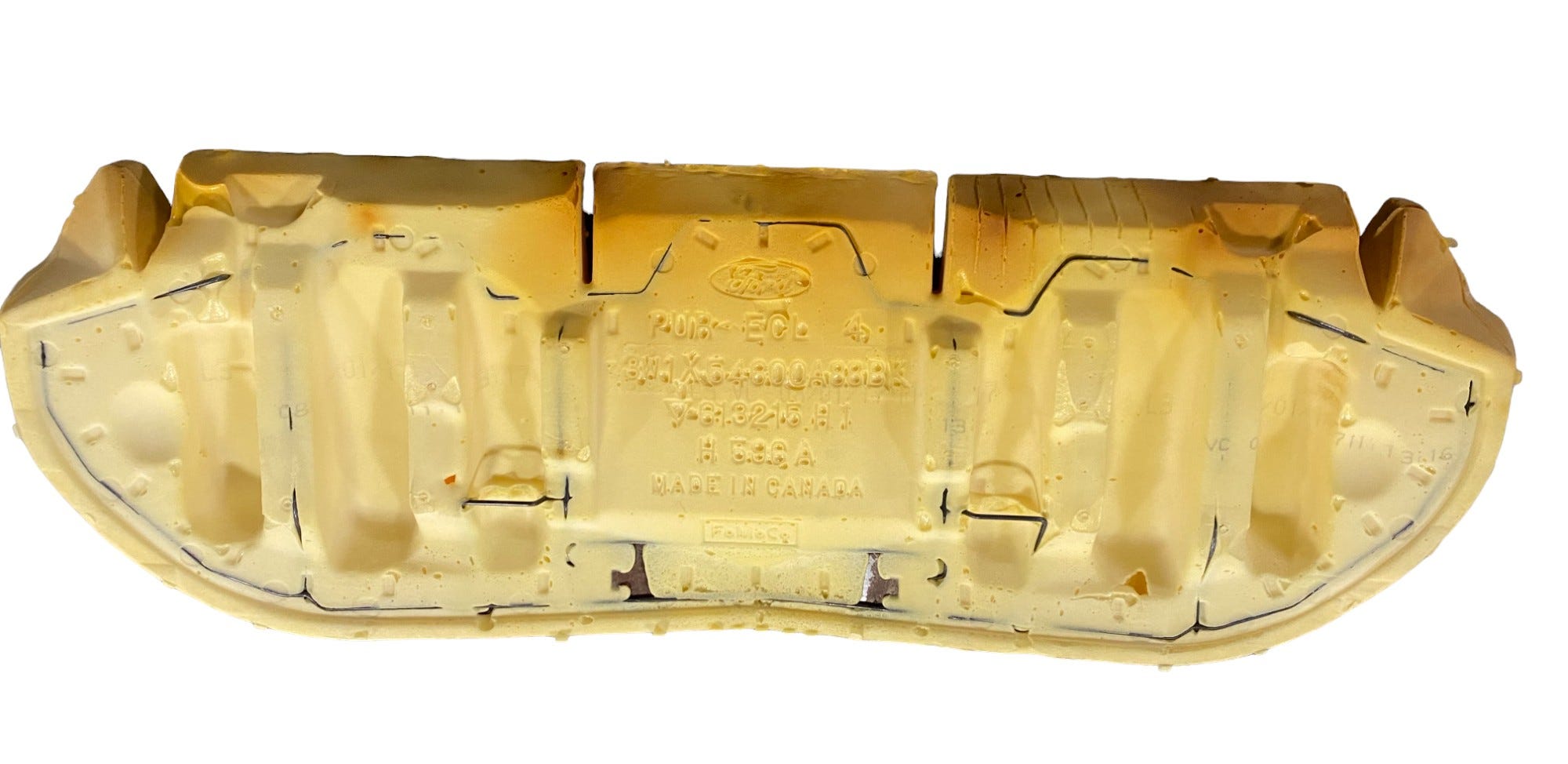 Ford New 2003-2011 Fits Lincoln Town Car Pad - Rear Seat Cushion Base No. 600a88 Position Rear, Part # 3W1Z54600A88BB