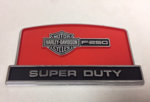 Ford New 2004-2007 Fits Ford F-250 Super Duty Plate - Vehicle Identification Base No. 18598, Part # 4C3Z18598AA