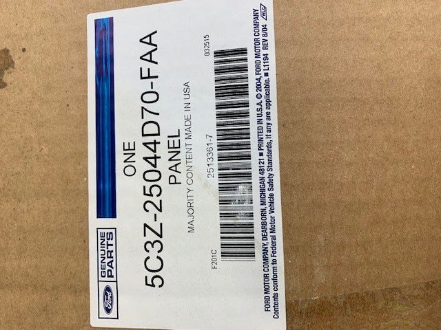 Ford New 2005-2007 Fits Ford F-250 Super Duty / F-350 Super Duty / F-450 Super Duty Panel - Instrument Base No., Part # 5C3Z25044D70FAA