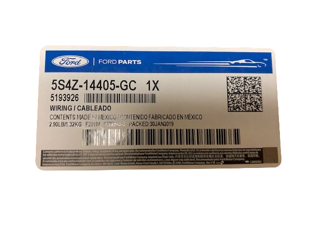 Ford New 2005-2006 Fits Ford Focus Wiring Assy - Rear Lamps Base No. 14405a Position Rear, Part # 5S4Z14405GC