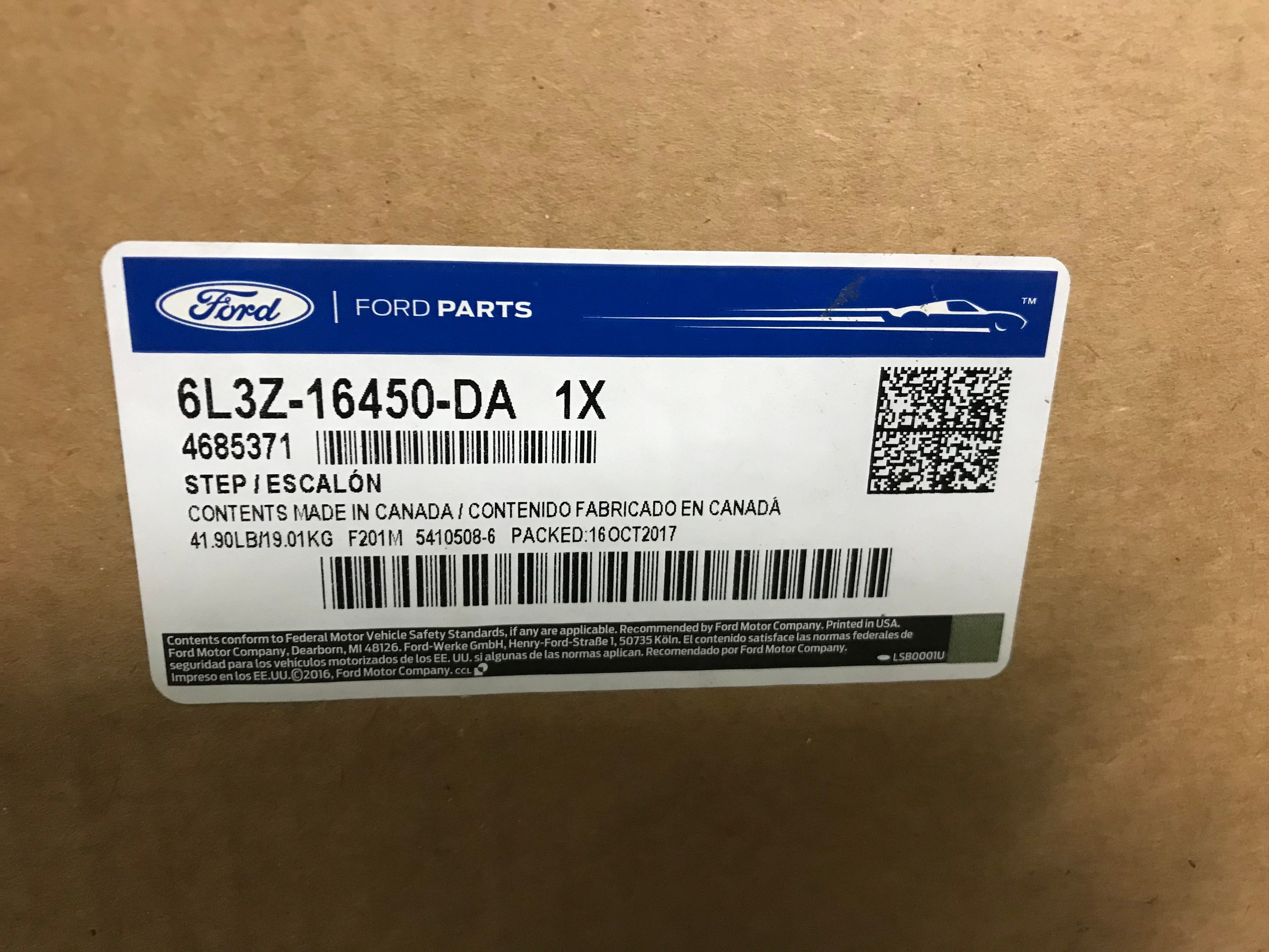 Ford New 2004-2008 Fits Ford / Lincoln F-150 / Mark LT Step Assy Base No. 16450 Position Passenger Side, Part # 6L3Z16450DA