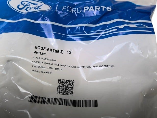 Ford New 2008-2010 Fits Ford F-250 Super Duty / F-350 Super Duty / F-450 Super Duty Clamp Base No. 6k786a, Part # 8C3Z6K786E