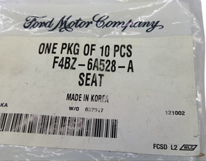 Ford New 1994-1997 Fits Ford Aspire Cap Rocker Shaft, Part # F4BZ6A528A