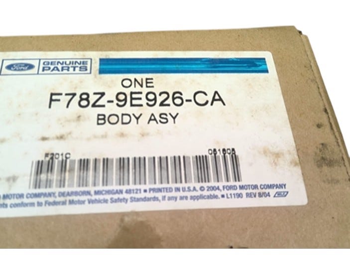 Ford New 1997-1998 Fits Ford Windstar Body Assembly Carburetor Throttle, Part # F78Z9E926CA