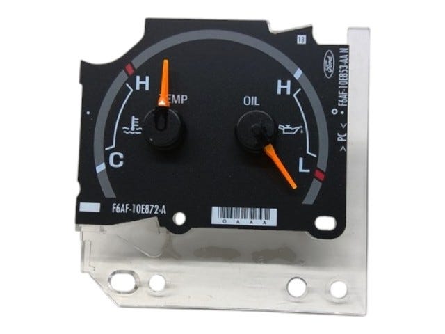 Ford New 1996-1997 Fits Ford Crown Victoria Gauge Assembly Temperature, Part # F8AZ10883EA