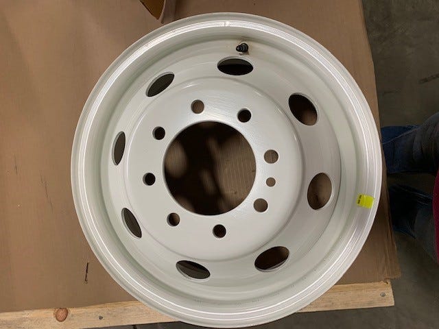 Ford New 2005-2006 Fits Ford E-150 / E-250 / E-350/E-350 Super Duty Wheel Assy Base No. 1007a Position Front and Rear, Part # F8UZ1015CA