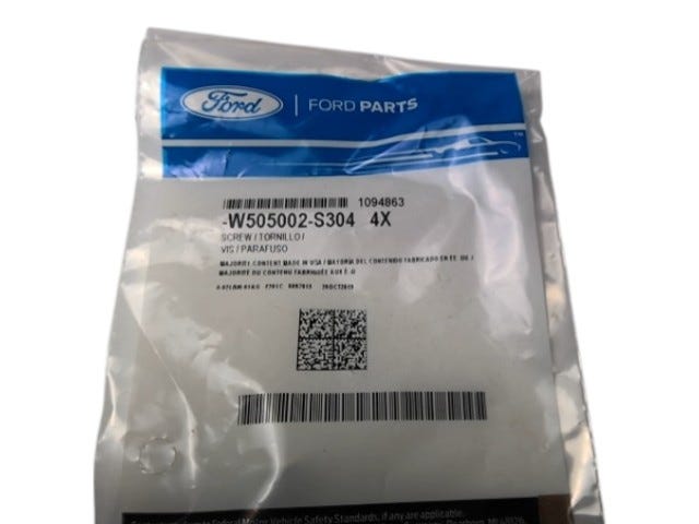 Ford New 2000-2011 Fits Ford Focus Screw Base No. Hs1, Part # W505002S304