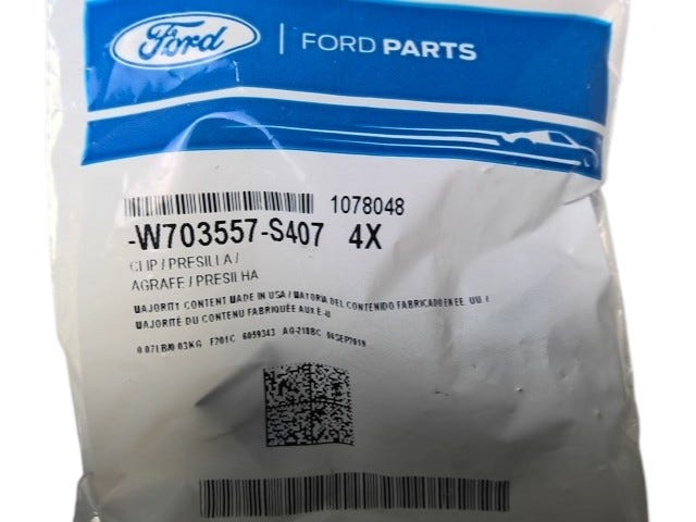 Ford New 2000-2007 Fits Ford Focus Clip Base No. Hc1, Part # W703557S407