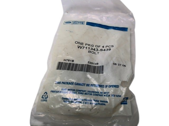 Ford New 2006-2010 Fits Ford / Mercury Explorer / Explorer Sport Trac / Mountaineer Bolt, Part # W711343S439
