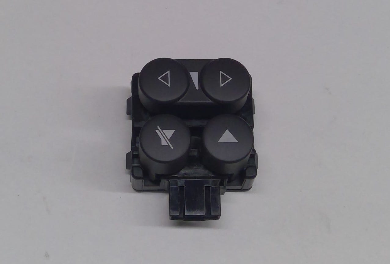 GM New 2005-2009 Fits Buick / Chevrolet / Saturn Terraza / Uplander / Relay Switch Assembly, Radio Control *ebony, Part # 10394830