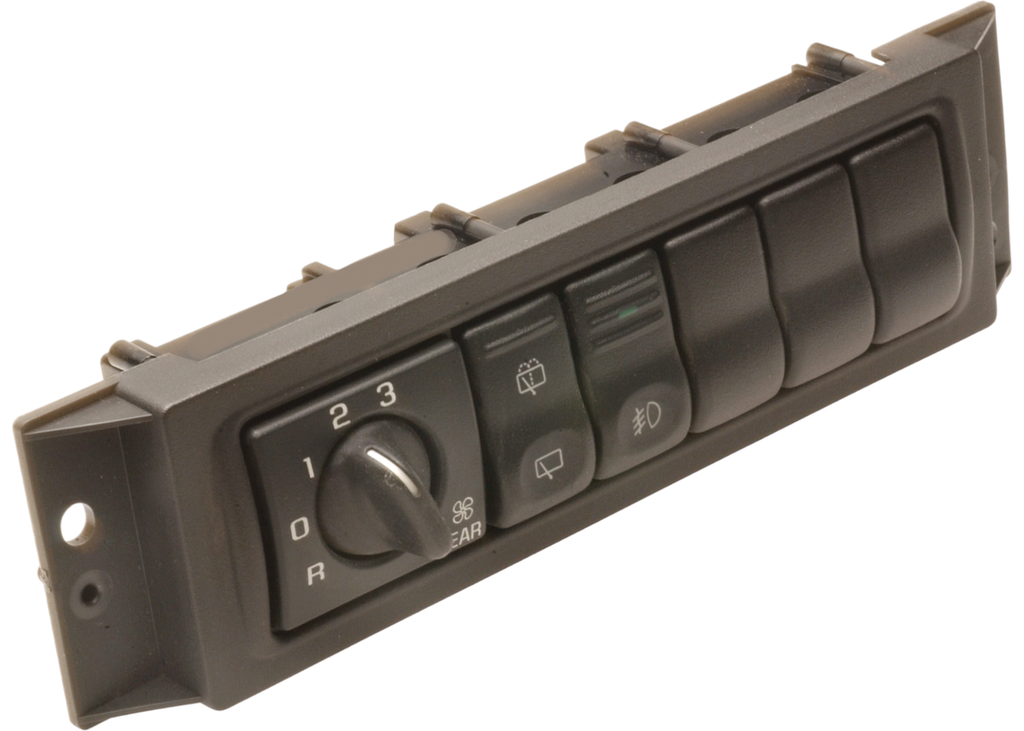 GM New 1997-2005 Fits Oldsmobile / Pontiac Silhouette / Montana / Trans Sport Rear Window Wiper & Washer & Multifunction Switch Assembly Ol Ebony, Part # 10409297