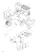 Fits 1996-2002 Sea-Doo Marine Parts Seal-Exhaust, OEM Part # 204130225