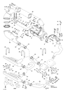 Fits 1996-2002 Sea-Doo Marine Parts Seal-Exhaust, OEM Part # 204130225